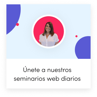 Foto de mujer dentro de círculo rosa