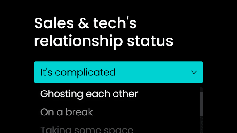 Sales and technology in 2025 Time for a relationship reset