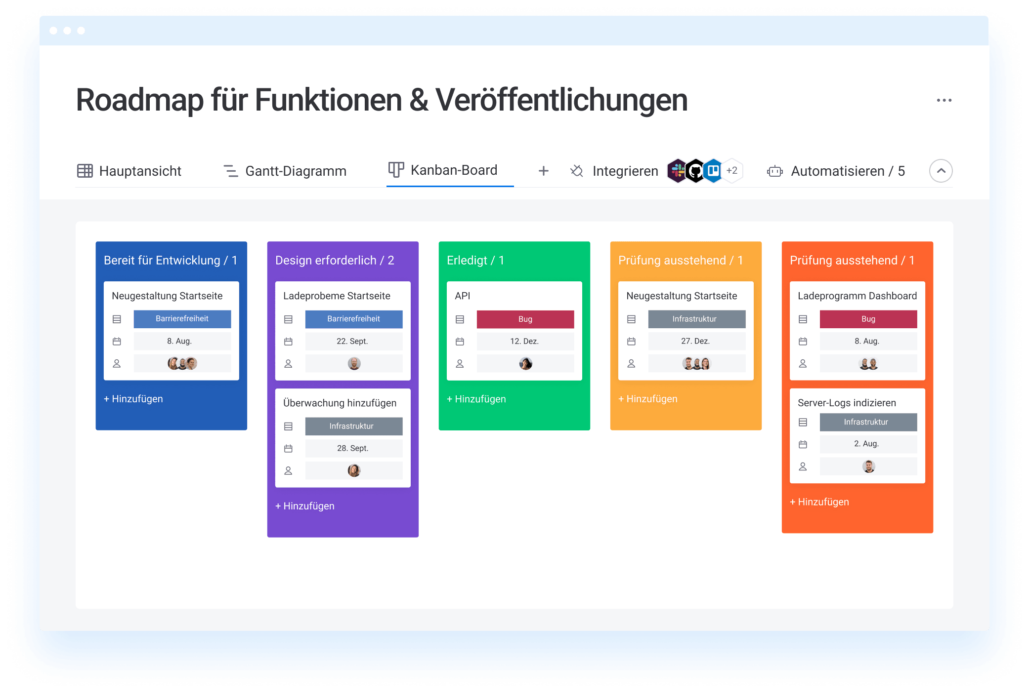 DE Features releases