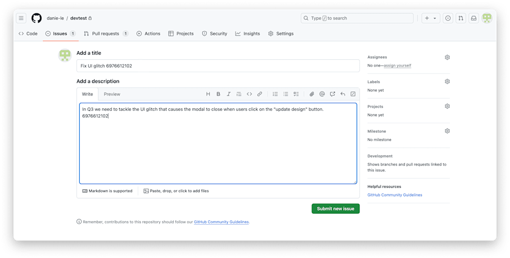 GitHub and monday dev integration